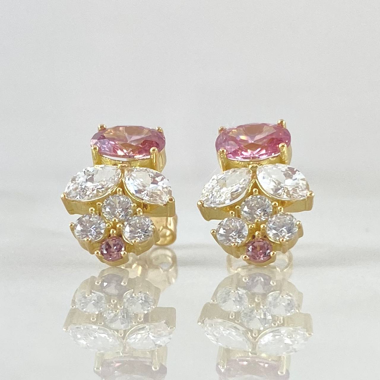 Topos Flor de Muerdago 2.55gr / 1.3cm / Nac.Esp. Oro 18K