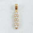 Dije Linea Rayuela 1.25gr / 2.5cm / Nac.Esp. Oro 18K