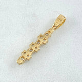 Dije Linea Rayuela 1.25gr / 2.5cm / Nac.Esp. Oro 18K