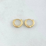 Candongas Tinny 1.05gr / 0.8cm / Nac.Esp. Oro 18K