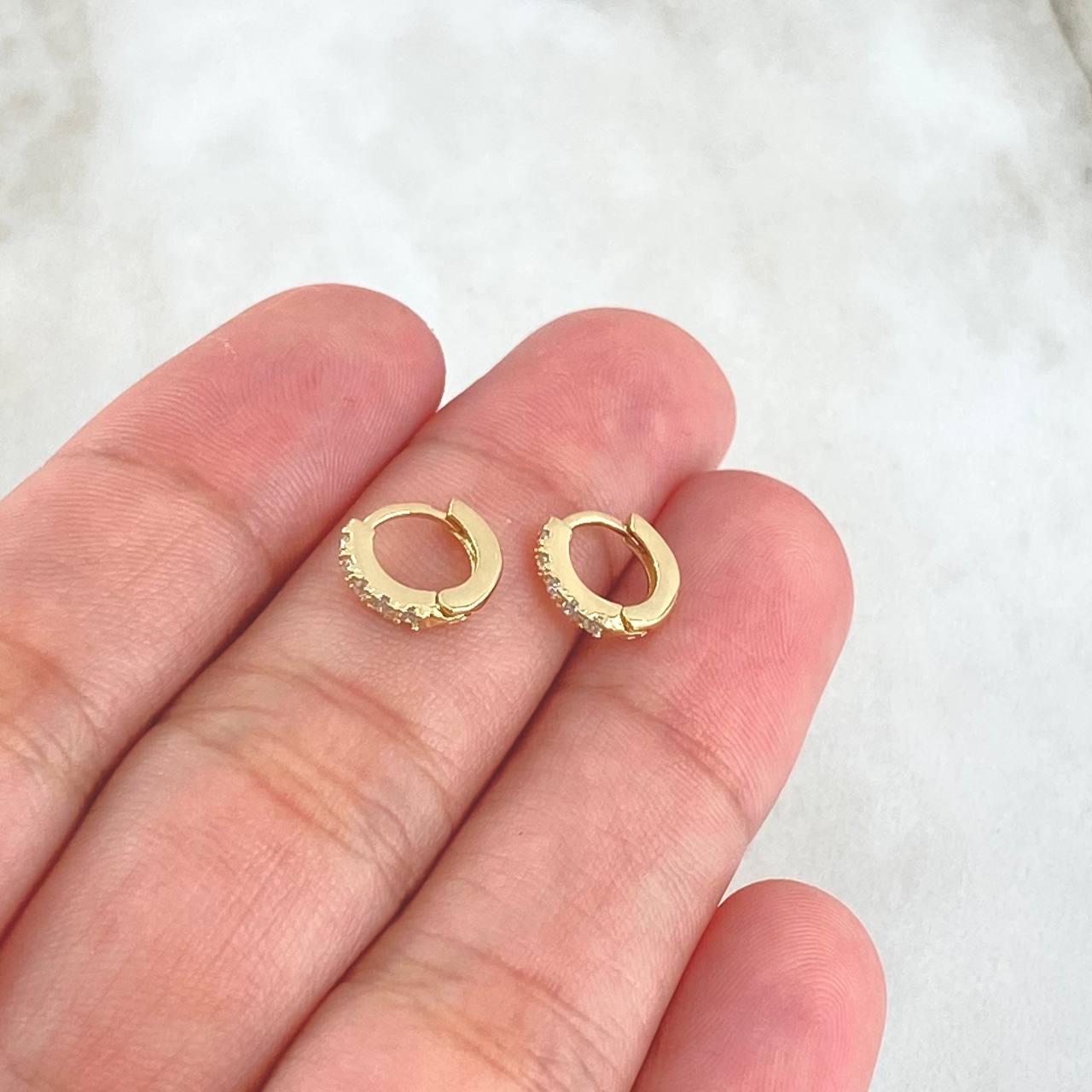 Candongas Tinny 1.05gr / 0.8cm / Nac.Esp. Oro 18K