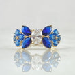 Anillo Flores Victorianas 2.4gr / T5 1/4 / Nac.Esp. Oro 18K