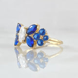 Anillo Flores Victorianas 2.4gr / T5 1/4 / Nac.Esp. Oro 18K