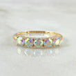 Anillo Linea Tupida 2gr / T8 / Nac.Esp. Oro 18K