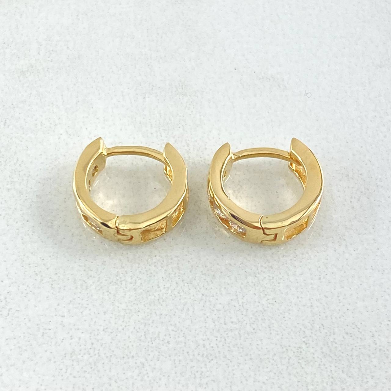 Candongas Carril 1.85gr / 1cm / Nac.Esp. Oro 18K ©