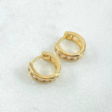 Candongas Carril 1.85gr / 1cm / Nac.Esp. Oro 18K ©