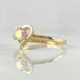 Anillo Corazon Silueta 1.85gr / T8 1/2 / Nac.Esp. Oro 18K ©