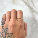 Anillo Churumbela Delicada 1.1gr / T6 / Nac.Esp. Oro 18K ©