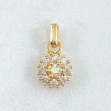 Dije Flor del Sol 1.75gr / 1.8cm / Nac.Esp. Oro 18K ©