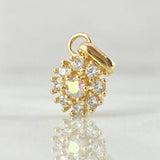 Dije Flor del Sol 1.75gr / 1.8cm / Nac.Esp. Oro 18K ©