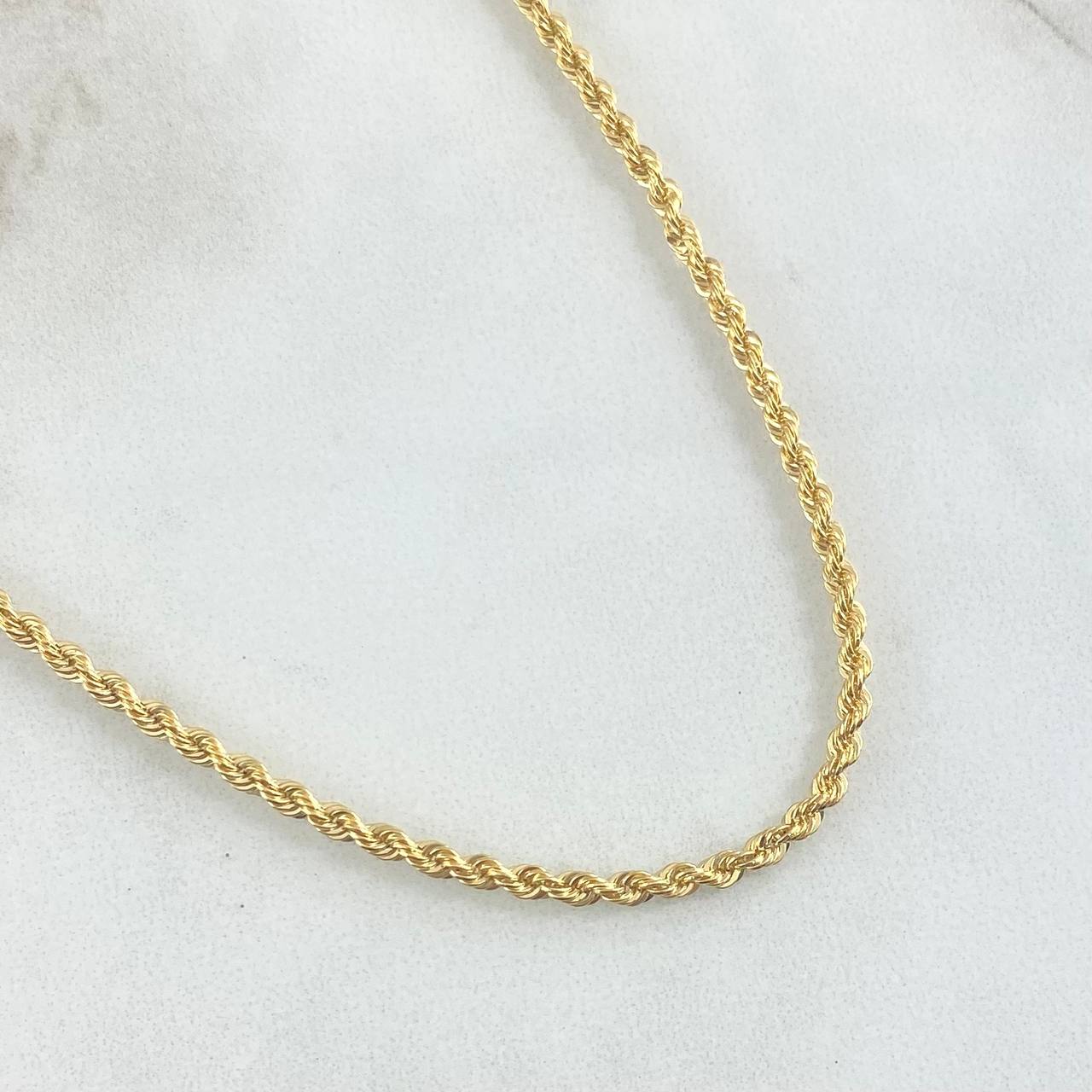 Cadena Lazo 2.55gr / 45cm / +3 Oro 18K ©