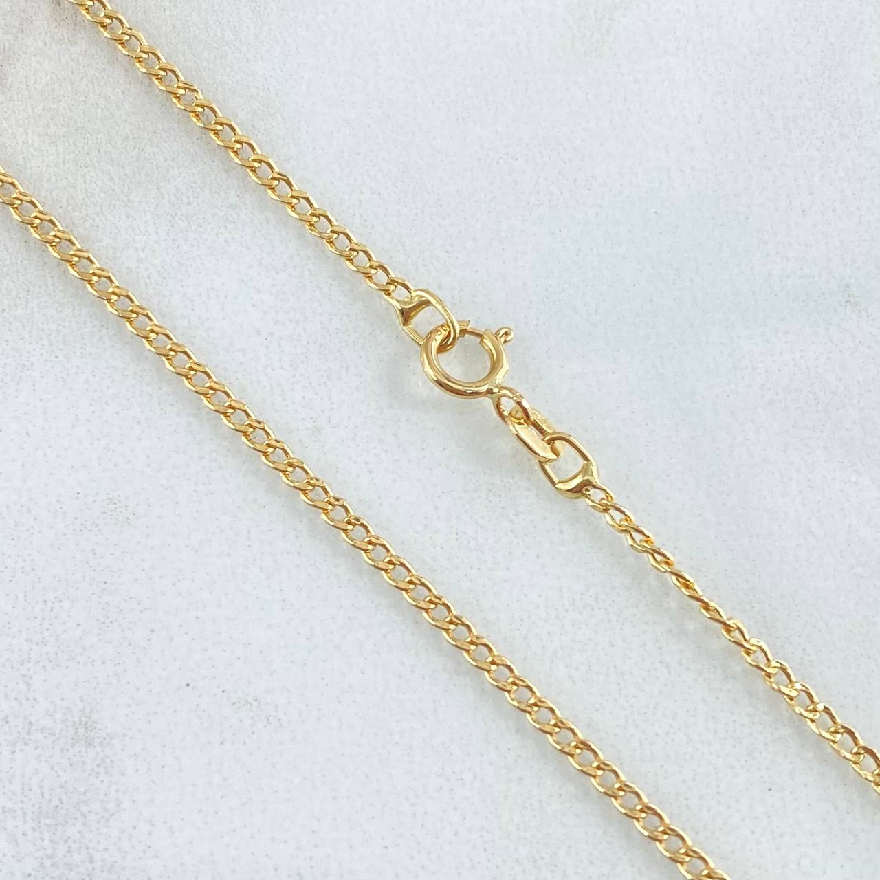 Cadena Cubana 1.45gr / 45cm / +1 Oro 18K