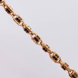 Cadena Rustica Granada 51.85g / 65cm / 4.9mm Oro Rosa 18K