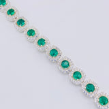 Pulso Tenis Cuadrado 20g / 17 cm / 7.7mm Plata 925