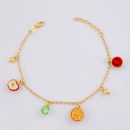 Pulso Tropical 4.8g / 21.9cm / 1.9mm Plata Vermeil 925