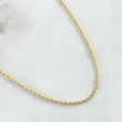 Cadena Lazo 3.55gr / 60cm / +3 Oro 18K ©