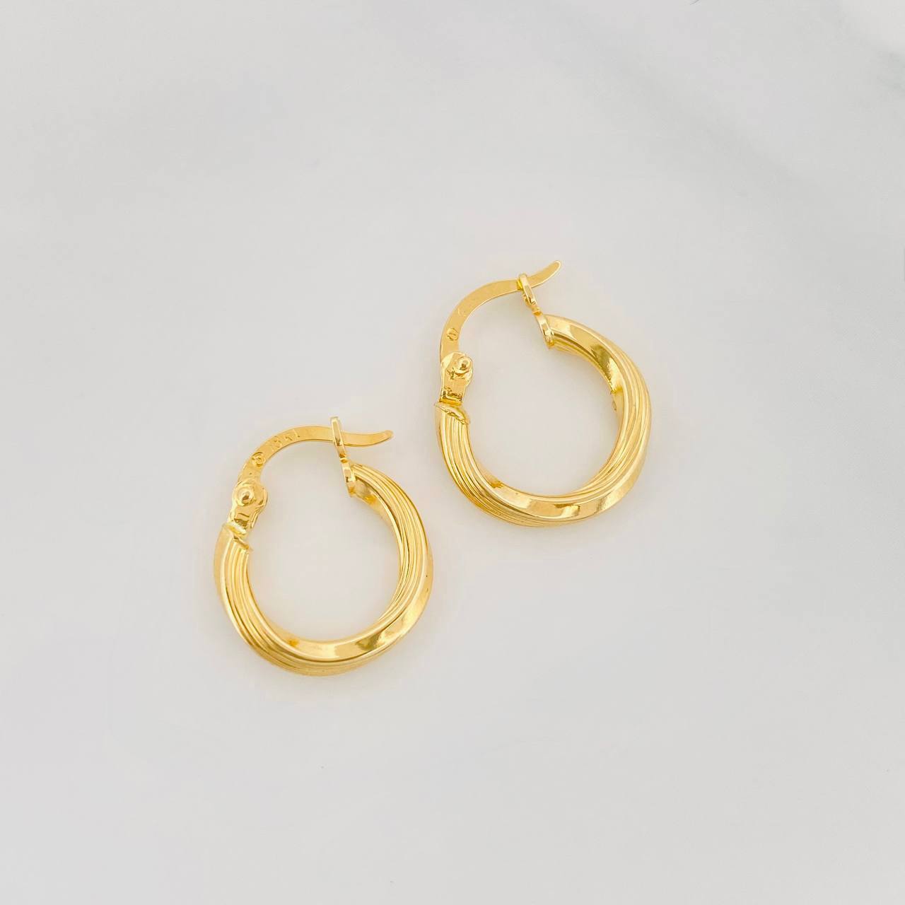 Candongas Mary 1.2g / 1.05cm Oro Amarillo 18K
