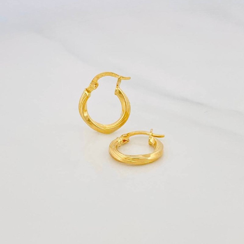 Candongas Mary 1.2g / 1.05cm Oro Amarillo 18K
