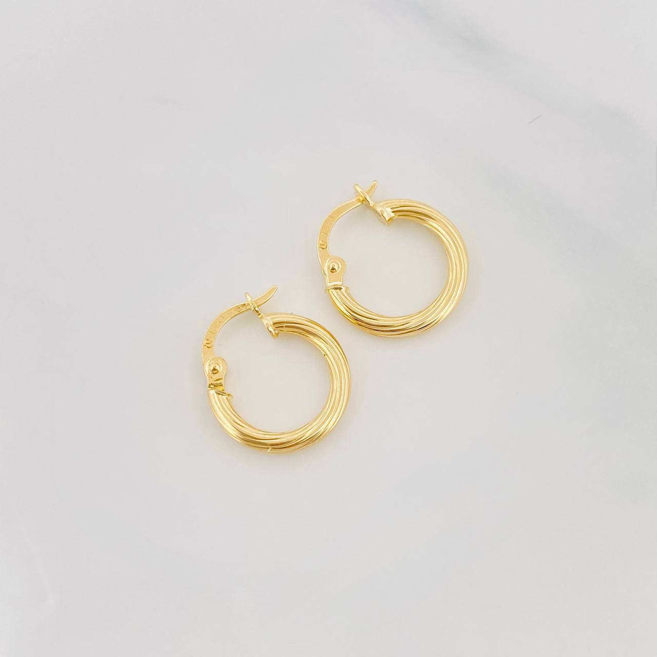 Candongas Mary 1.05g / 1.05cm Oro Amarillo 18K