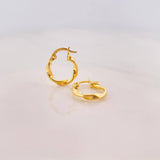 Candongas Bridget 1.15g / 1.05cm Oro Amarillo 18K