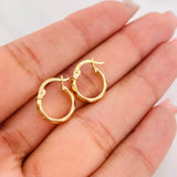 Candongas Susi 1.3g / 1.05cm Oro Amarillo 18K