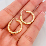 Candongas Lady 2.55g / 2cm Tres Oros 18K