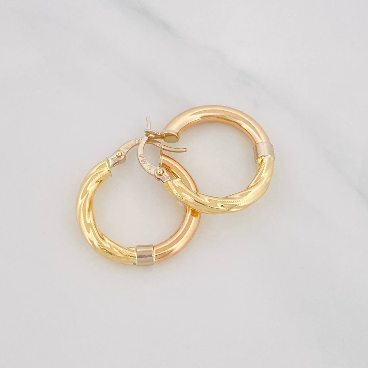 Candongas Lady 2.55g / 2cm Tres Oros 18K