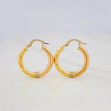 Candongas Lady 2.55g / 2cm Tres Oros 18K