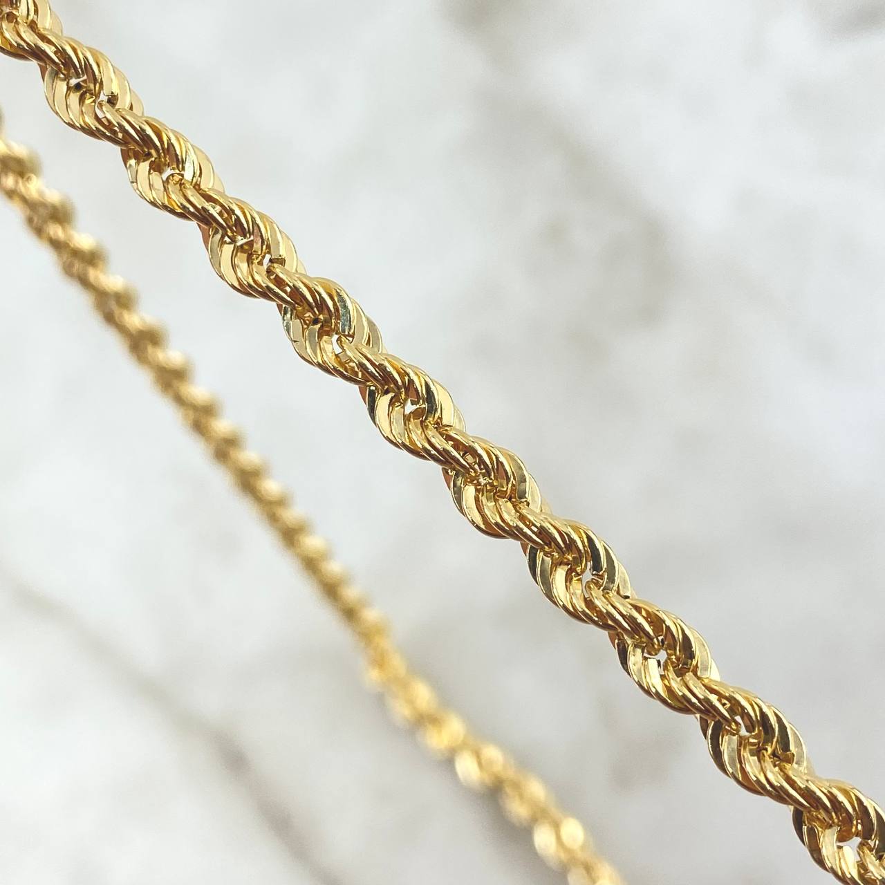 Cadena Lazo 10gr / 60cm / 4.2mm Oro Amarillo +3 18K