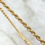 Cadena Lazo 10gr / 60cm / 4.2mm Oro Amarillo +3 18K