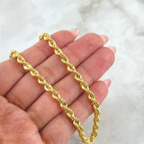 Cadena Lazo 10gr / 60cm / 4.2mm Oro Amarillo +3 18K