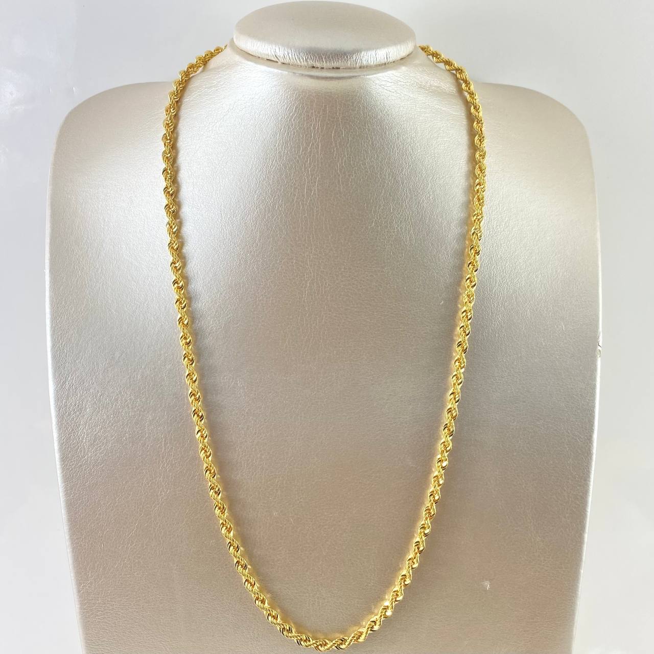 Cadena Lazo 10gr / 60cm / 4.2mm Oro Amarillo +3 18K