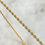 Cadena Lazo 3.8gr / 45cm / 2.6mm Oro Amarillo +3 18K