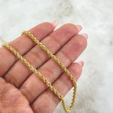 Cadena Lazo 4.2gr / 50cm / 2.6mm Oro Amarillo +3 18K