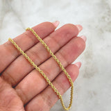 Cadena Lazo 2.95gr / 50cm / 2.1mm Oro Amarillo +3 18K