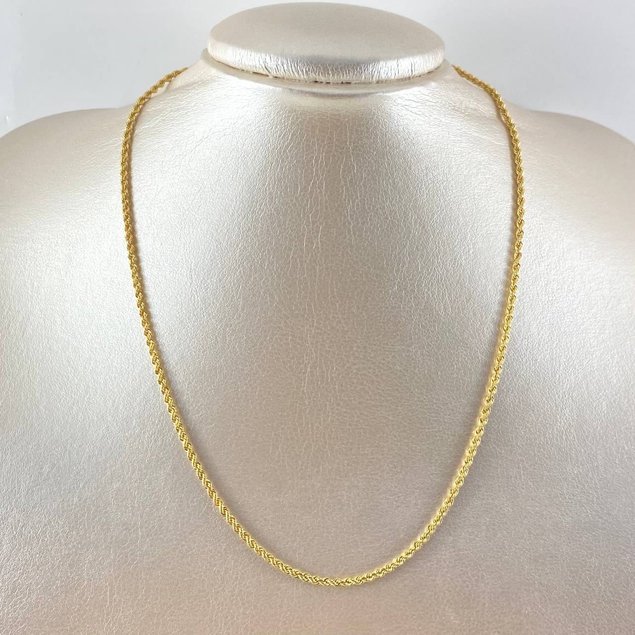 Cadena Lazo 2.7gr / 45cm / 2.13mm Oro Amarillo +3 18K