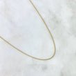 Cadena Mini Cubana 1.85gr / 45cm / 1mm Oro Amarillo +1 18K