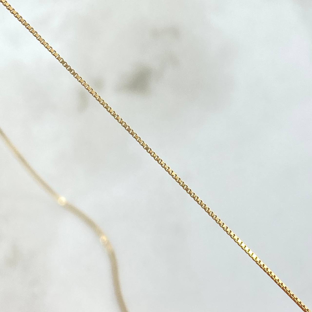 Cadena Veneciana 1.2gr / 50cm / 0.55mm Oro Amarillo +3