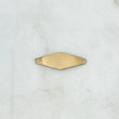 Herraje Placa Rombo 0.9gr / 2.5cm / Lisa Oro Amarillo 18K