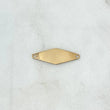Herraje Placa Rombo 1gr / 2.5cm / Lisa Oro Amarillo 18K