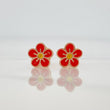 Topos Flor 0.7 g / 7.3 mm Oro Rosa 18K