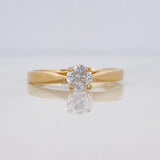 Anillo Solitario 1.85 g / T5 1/2 Oro Amarillo 18K