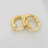 Candongas Kari 1.5 g / 1.5 cm Oro Amarillo 18K