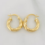 Candongas Kari 1.5 g / 1.5 cm Oro Amarillo 18K