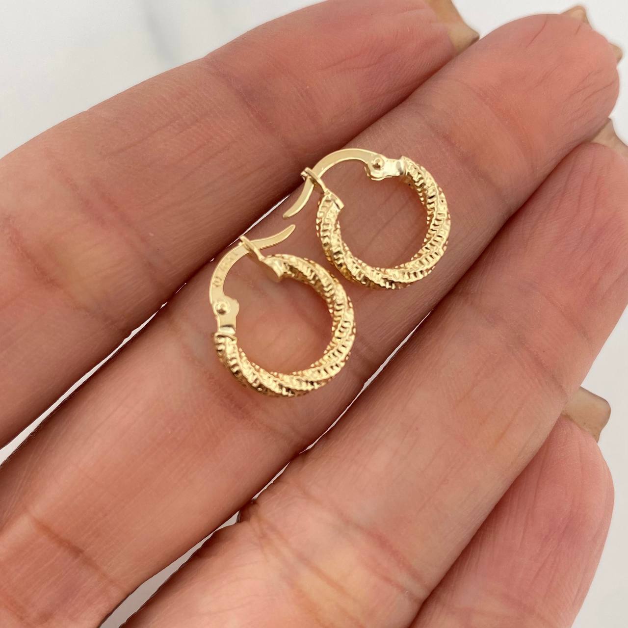 Candongas Majo 1.05 g / 1.5 cm Oro Amarillo 18K