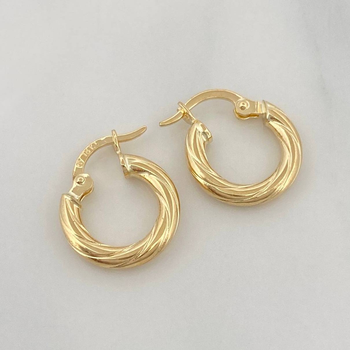 Candongas Mary 1.35 g / 1.5 cm Oro Amarillo 18K