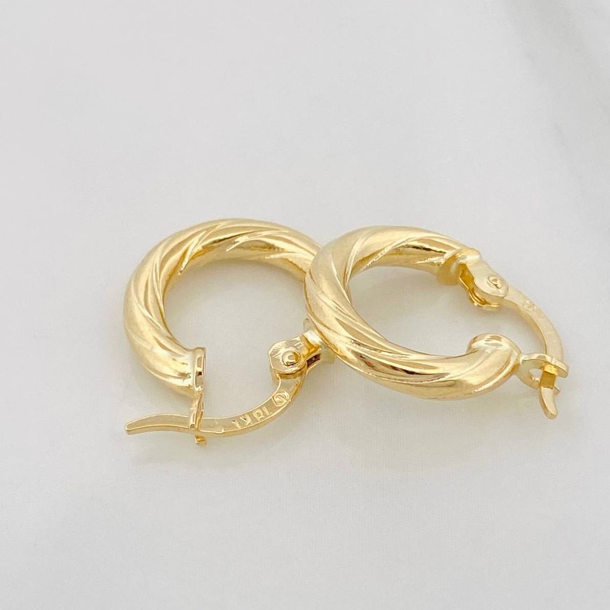 Candongas Mary 1.35 g / 1.5 cm Oro Amarillo 18K