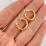 Candongas Val 1.3 g / 1.8 cm Oro Amarillo 18K