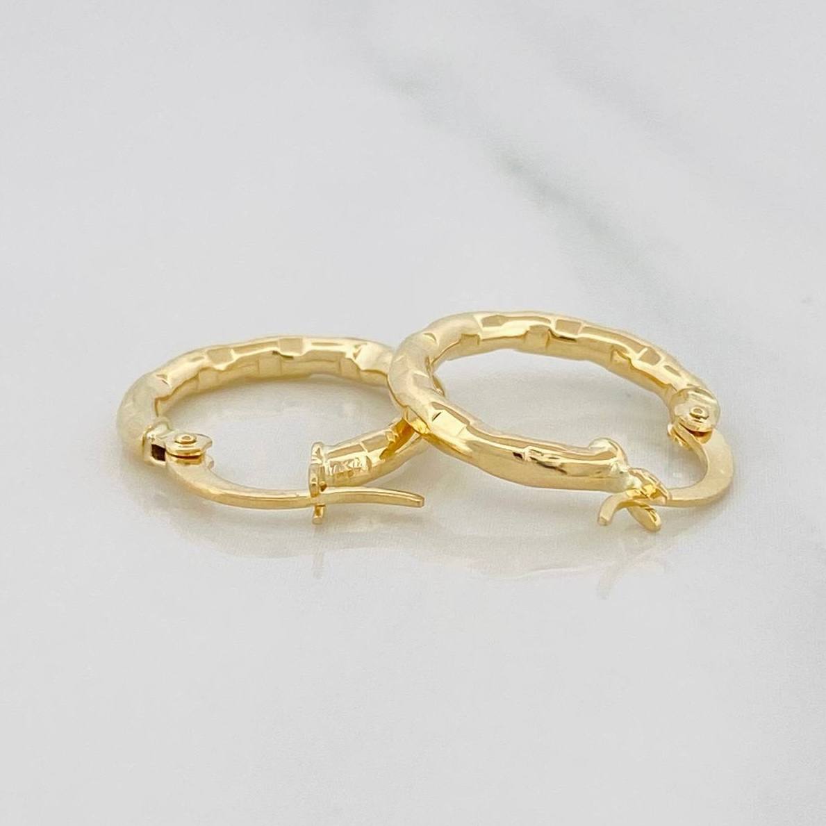 Candongas Val 1.3 g / 1.8 cm Oro Amarillo 18K