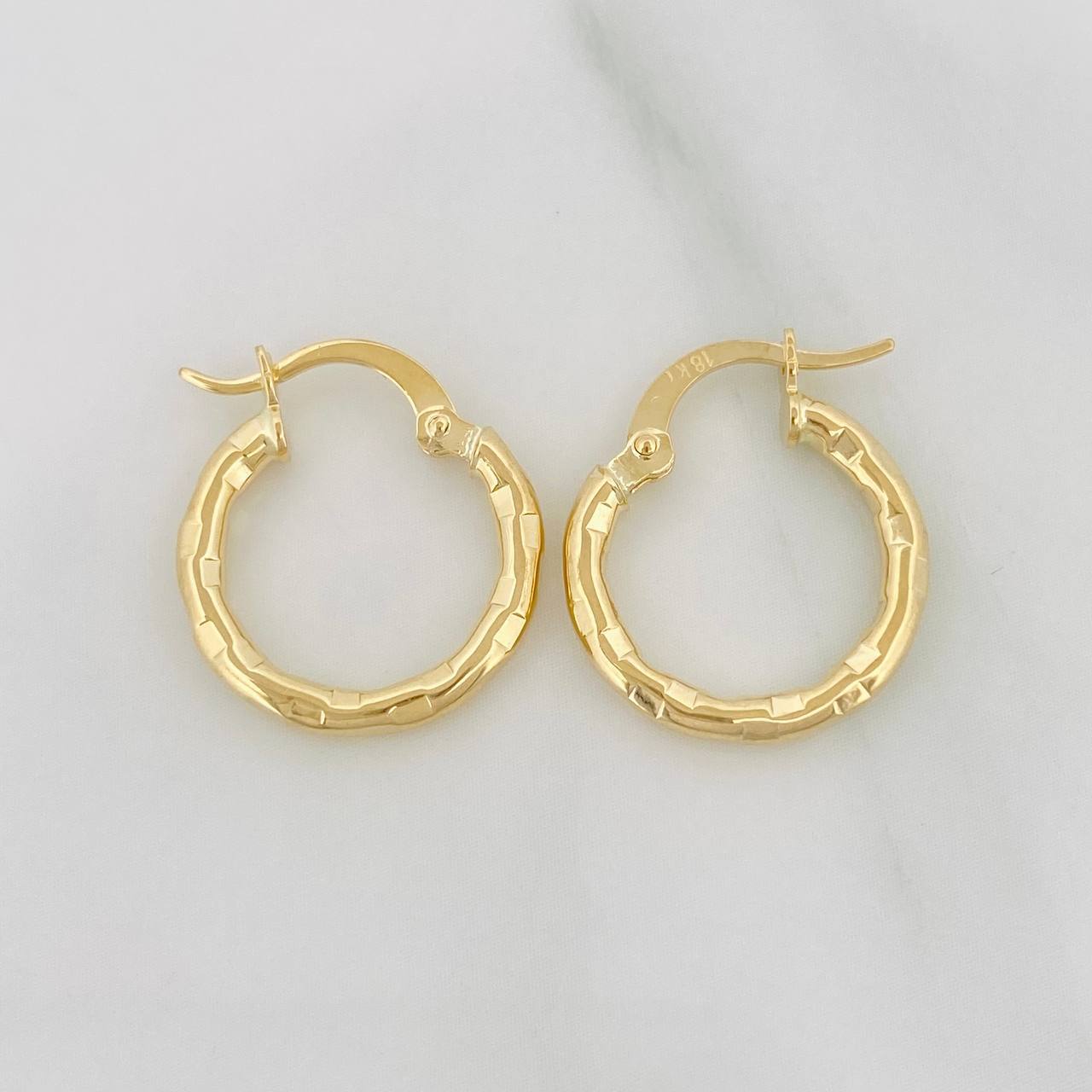 Candongas Val 1.3 g / 1.8 cm Oro Amarillo 18K